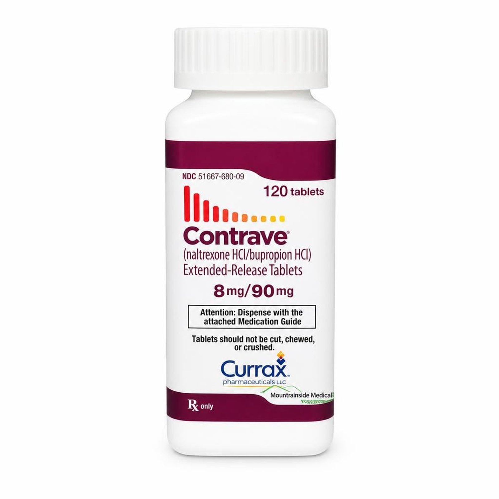 Buy Naltrexone/Bupropion 8mg/90mg (Contrave) Online